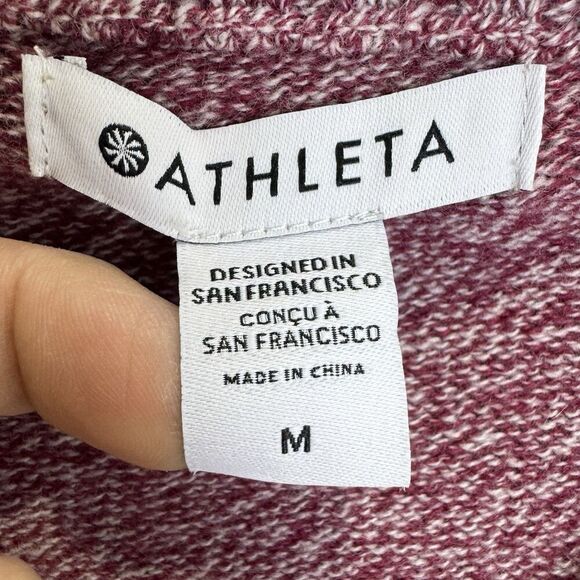 Athleta Womens Vital Wool Cashmere Tunic V-Neck Sweater Size M Capsule Preppy - Picture 5 of 8